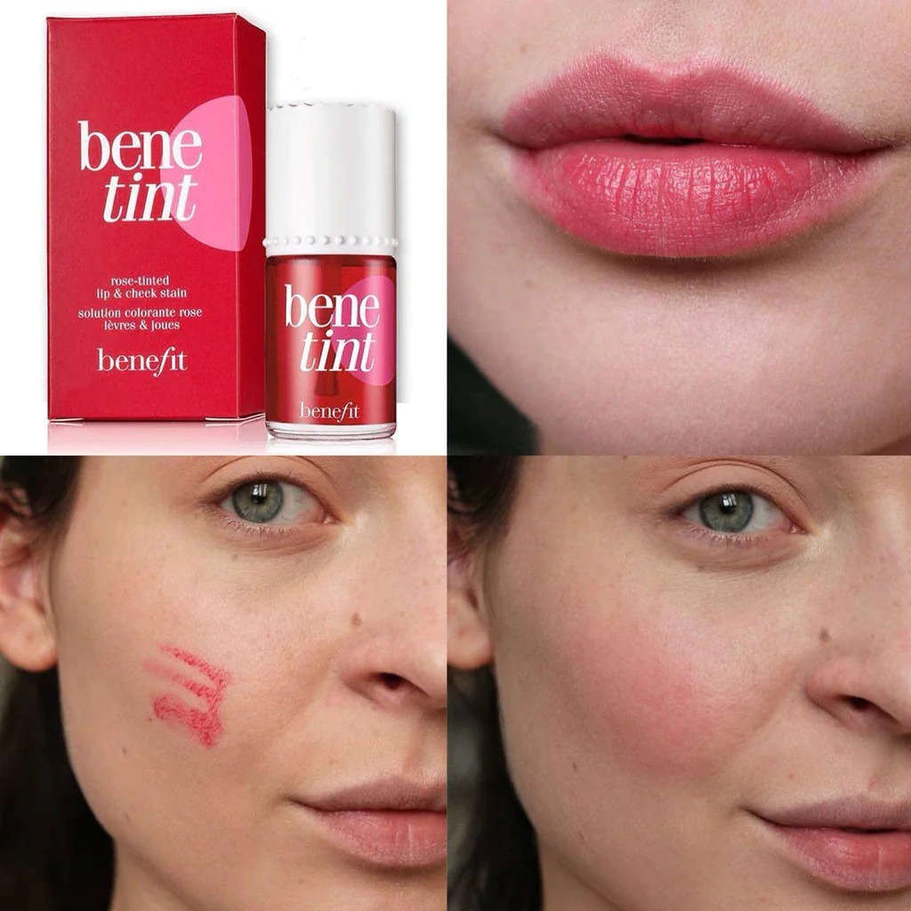 Original Benefit Bene Tint Rose-tinted Lip & Cheek Stain (Rose Color ...