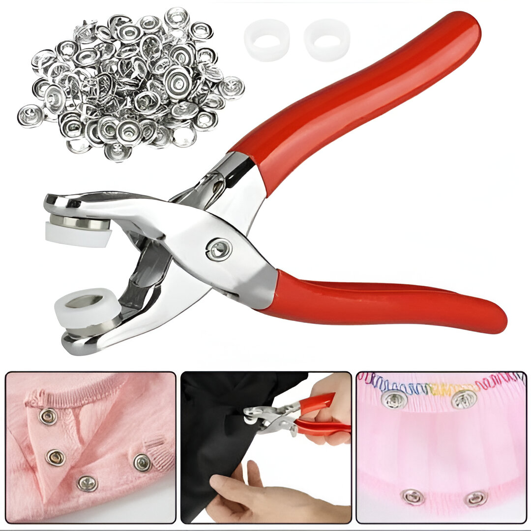 Metal Hand Press Tich Button Machine